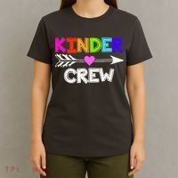 Kinder Crew Kindergarten Teacher T-Shirt thumb 4