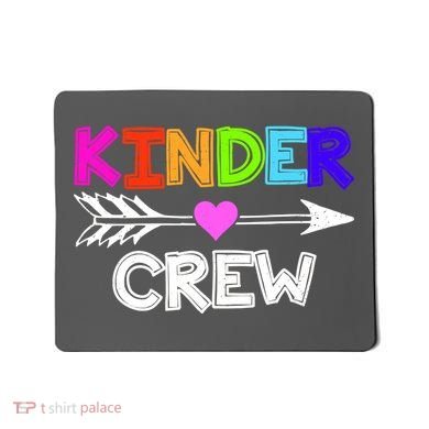 Kinder Crew Kindergarten Teacher Mousepad