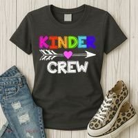 Kinder Crew Kindergarten Teacher Women's T-Shirt thumb 3