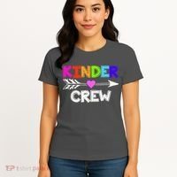 Kinder Crew Kindergarten Teacher Women's T-Shirt thumb 4