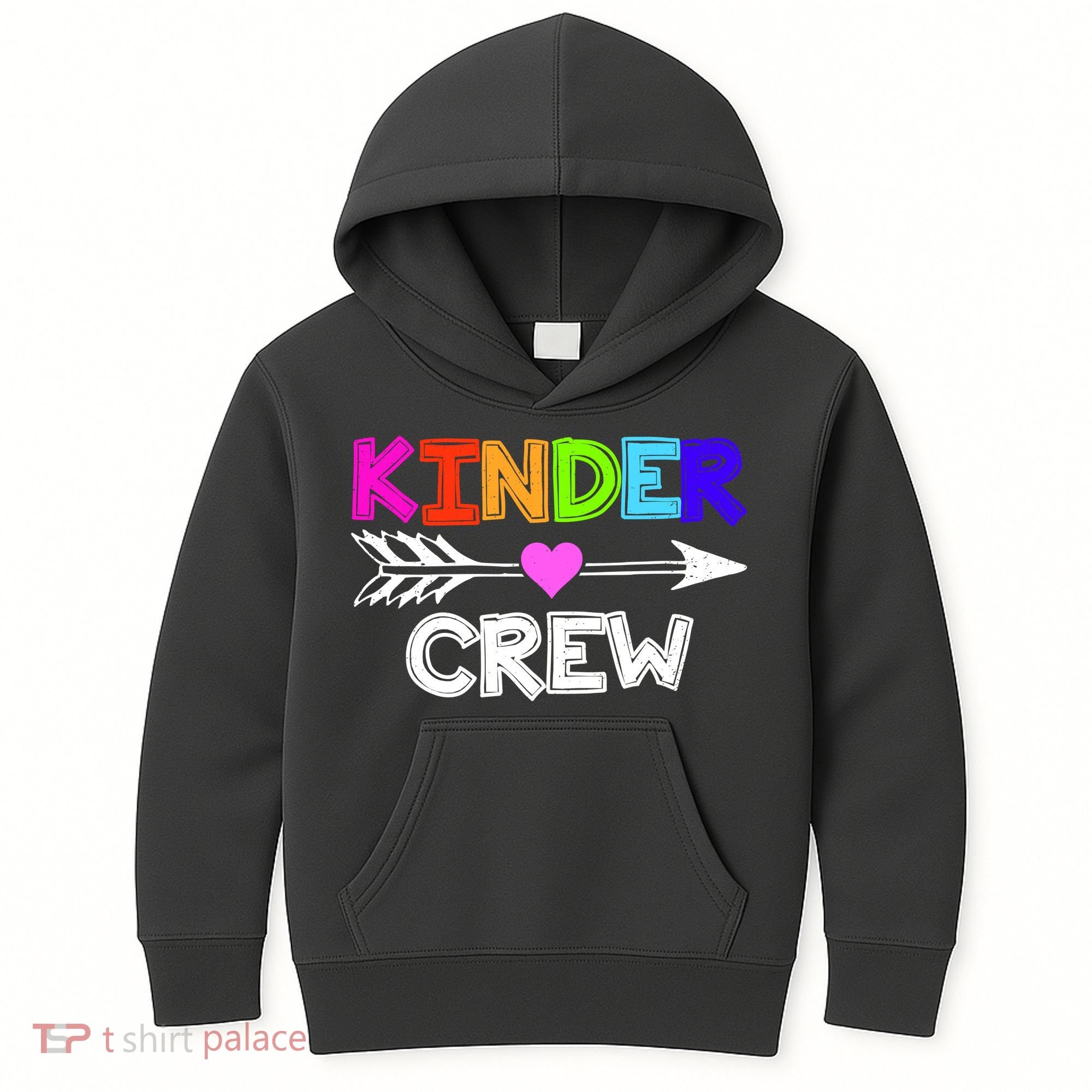 Kinder Crew Kindergarten Teacher Kids Hoodie
