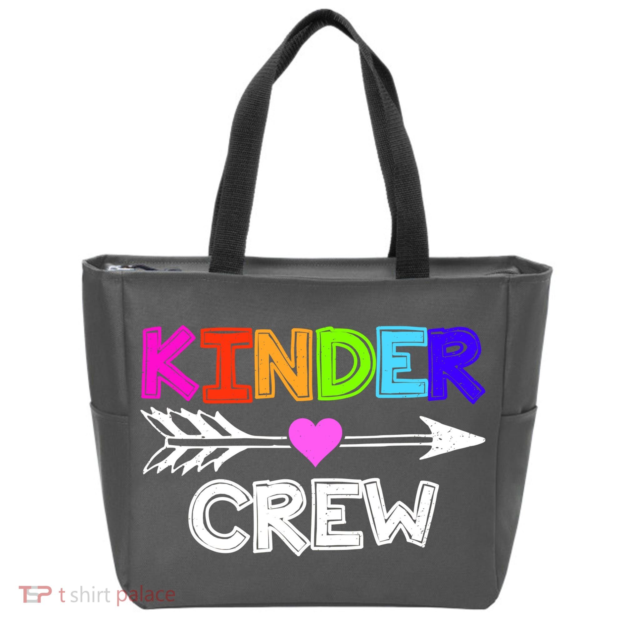 Kinder Crew Kindergarten Teacher Tote Bag