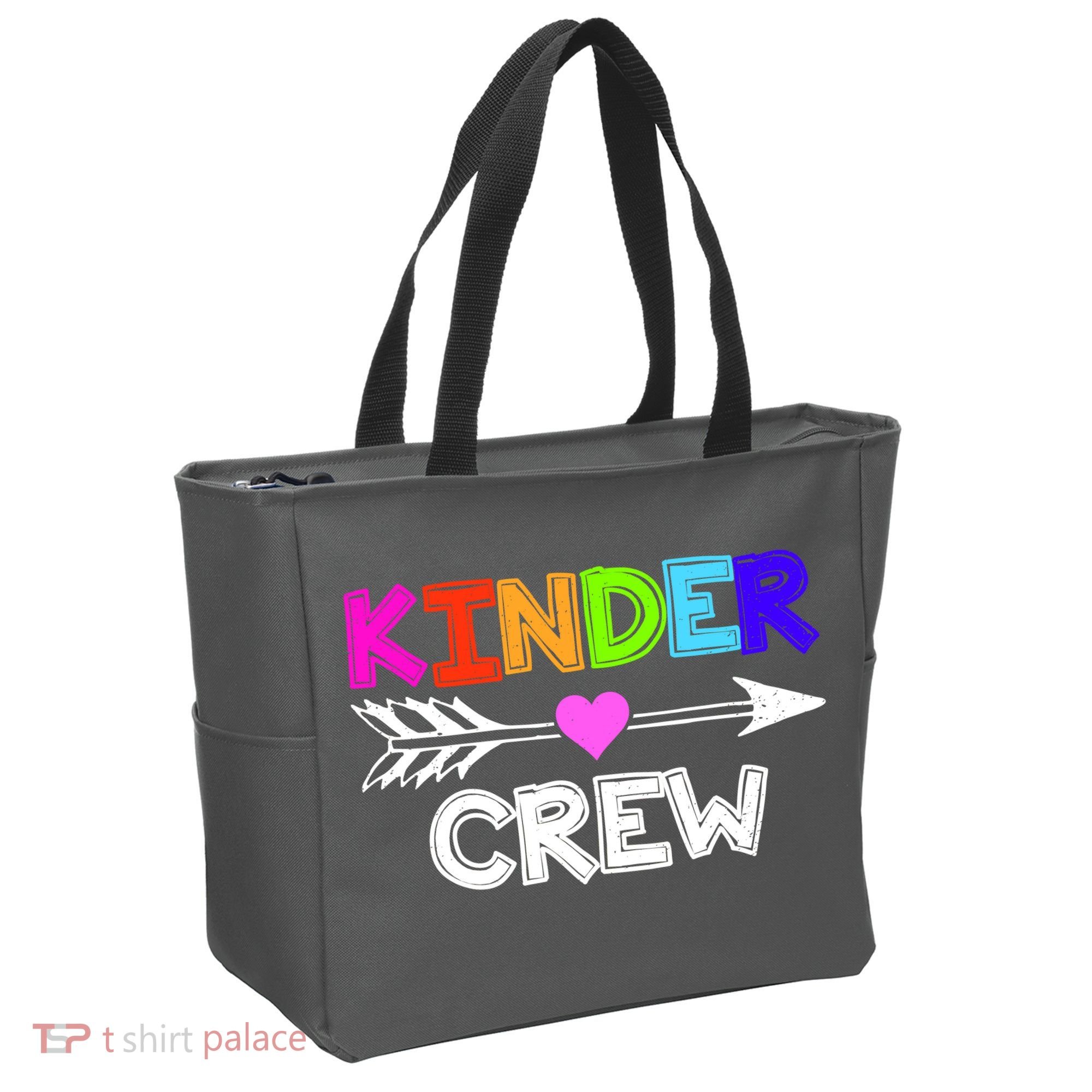 Kinder Crew Kindergarten Teacher Tote Bag