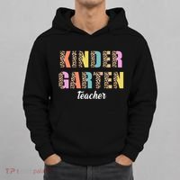 Kinder Garten Teacher Leopard Logo Hoodie thumb 0