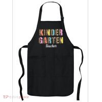 Kinder Garten Teacher Leopard Logo Apron thumb 0