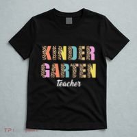 Kinder Garten Teacher Leopard Logo T-Shirt thumb 5