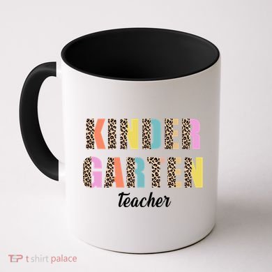 Kinder Garten Teacher Leopard Logo Coffee Mug