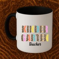 Kinder Garten Teacher Leopard Logo Coffee Mug thumb 2