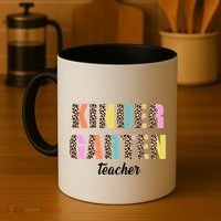 Kinder Garten Teacher Leopard Logo Coffee Mug thumb 4