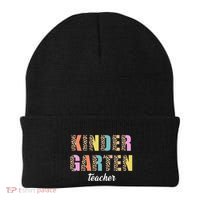 Kinder Garten Teacher Leopard Logo Beanie thumb 0