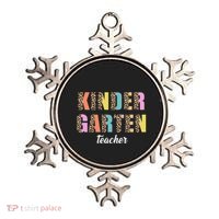 Kinder Garten Teacher Leopard Logo Ornament thumb 0