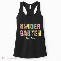 Kinder Garten Teacher Leopard Logo Women's Tank Top thumb 0