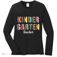Kinder Garten Teacher Leopard Logo Women's Long Sleeve Shirt thumb 0
