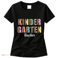Kinder Garten Teacher Leopard Logo Women's T-Shirt thumb 0