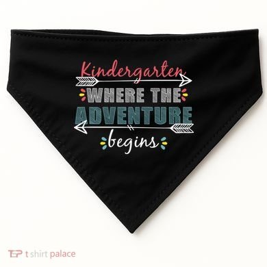 Kindergarten Back To School Adventure  USA-Made Doggie Bandana