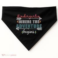 Kindergarten Back To School Adventure  USA-Made Doggie Bandana thumb 0