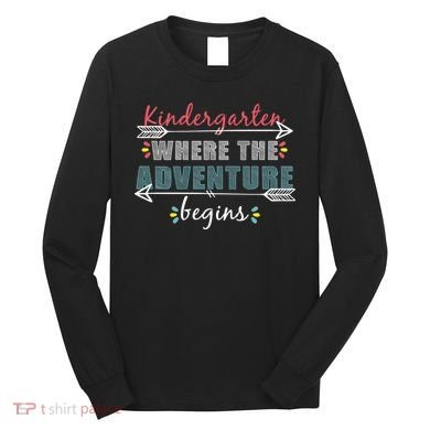 Kindergarten Back To School Adventure  Long Sleeve Shirt