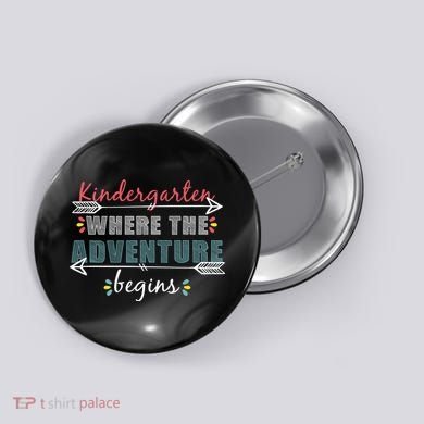 Kindergarten Back To School Adventure  Button
