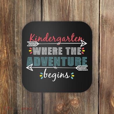 Kindergarten Back To School Adventure  Coaster