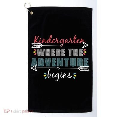 Kindergarten Back To School Adventure  Golf Towel