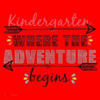 Kindergarten Back To School Adventure  Santa Hat thumb 1