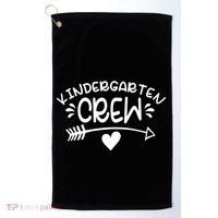 Kindergarten Crew Arrow Hear Simple Logo Golf Towel thumb 0