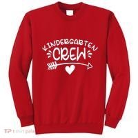 Kindergarten Crew Arrow Hear Simple Logo Sweatshirt thumb 0