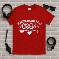 Kindergarten Crew Arrow Hear Simple Logo T-Shirt thumb 5