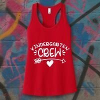 Kindergarten Crew Arrow Hear Simple Logo Women's Tank Top thumb 3