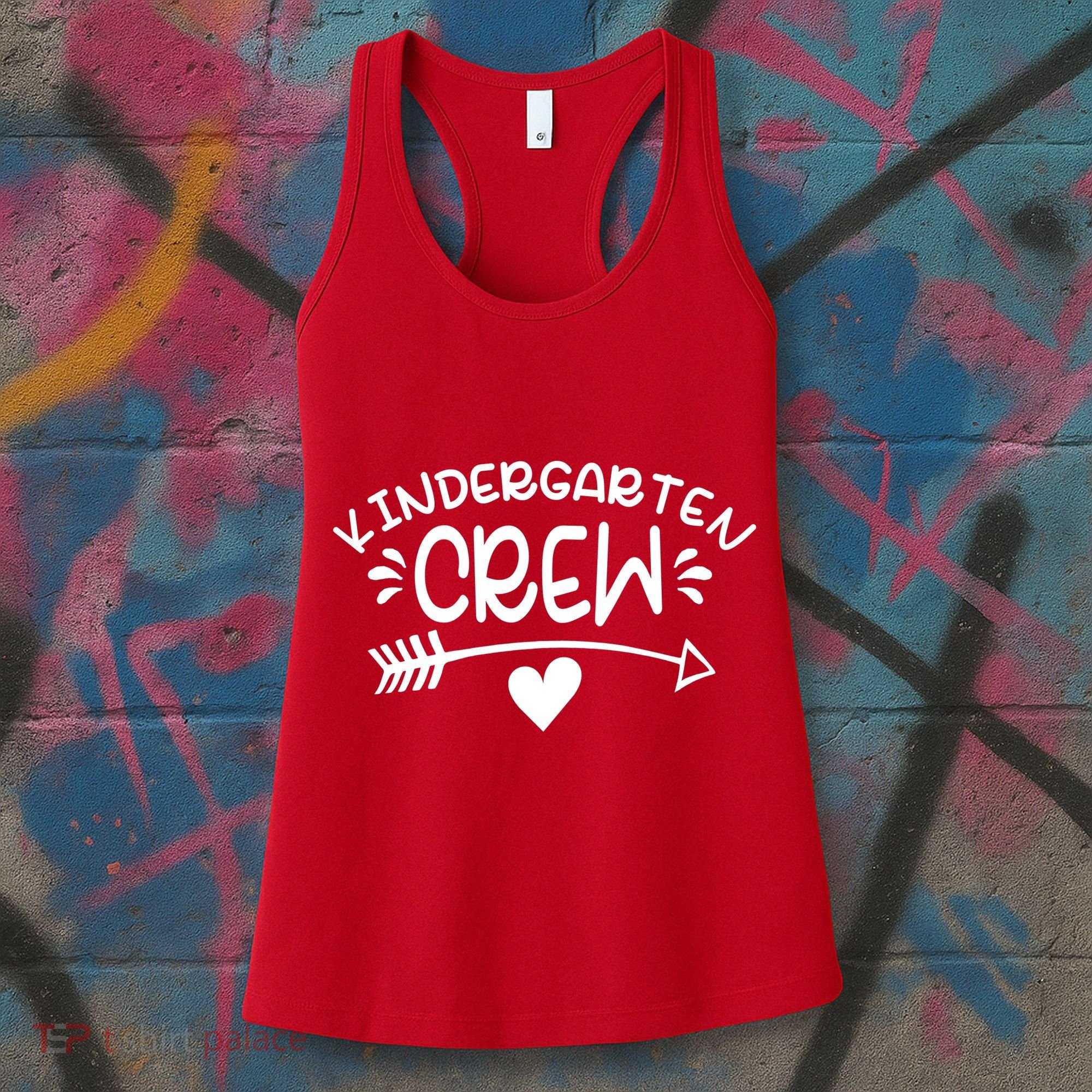Kindergarten Crew Arrow Hear Simple Logo Women's Tank Top