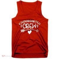 Kindergarten Crew Arrow Hear Simple Logo Tank Top thumb 0