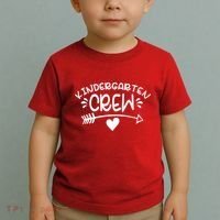 Kindergarten Crew Arrow Hear Simple Logo Toddler T-Shirt thumb 2