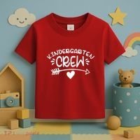 Kindergarten Crew Arrow Hear Simple Logo Toddler T-Shirt thumb 3