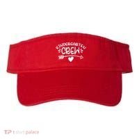 Kindergarten Crew Arrow Hear Simple Logo Visor thumb 0