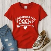 Kindergarten Crew Arrow Hear Simple Logo Women's T-Shirt thumb 3