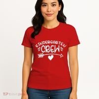 Kindergarten Crew Arrow Hear Simple Logo Women's T-Shirt thumb 4