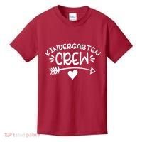 Kindergarten Crew Arrow Hear Simple Logo Kids T-Shirt thumb 0