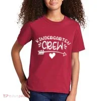 Kindergarten Crew Arrow Hear Simple Logo Kids T-Shirt thumb 2
