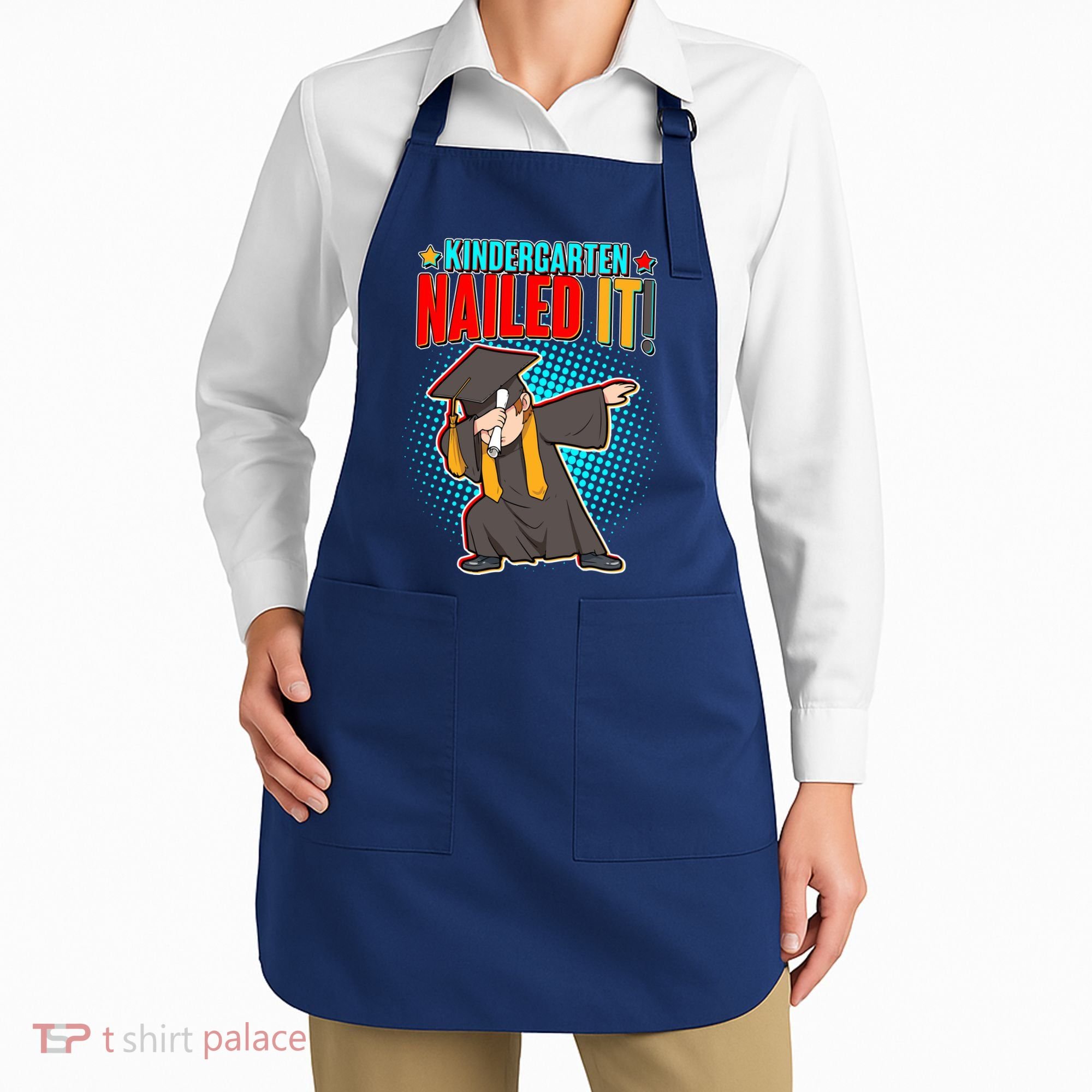 Kindergarten Graduate Nailed It Apron