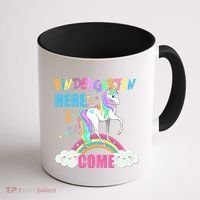 Kindergarten Here I Come Magical Unicorn Coffee Mug thumb 1