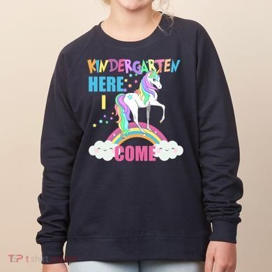Kindergarten Here I Come Magical Unicorn Women's Sweatshirt