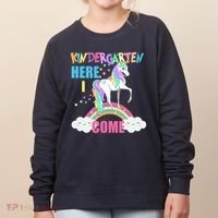 Kindergarten Here I Come Magical Unicorn Women's Sweatshirt thumb 0