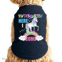 Kindergarten Here I Come Magical Unicorn Doggie Tank thumb 0