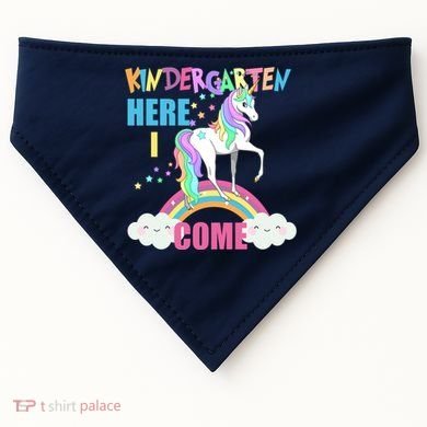 Kindergarten Here I Come Magical Unicorn USA-Made Doggie Bandana