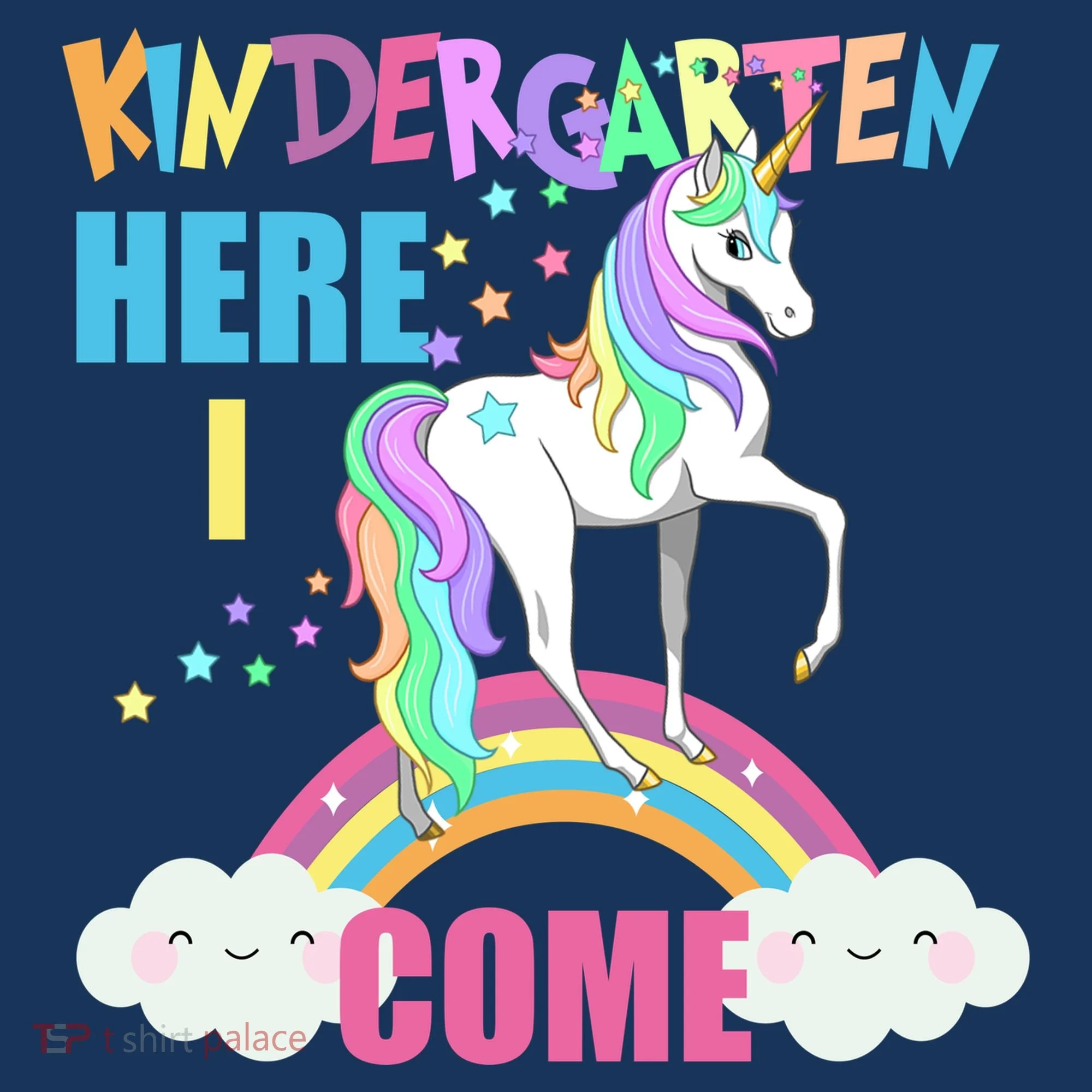 Kindergarten Here I Come Magical Unicorn Hoodie