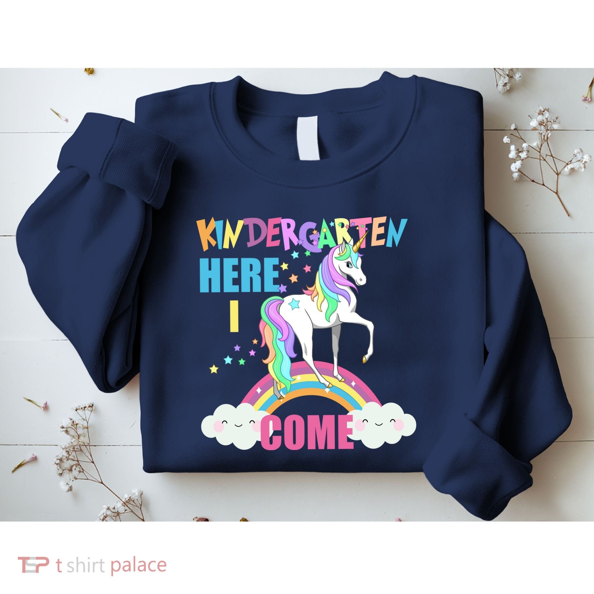 Kindergarten Here I Come Magical Unicorn Sweatshirt