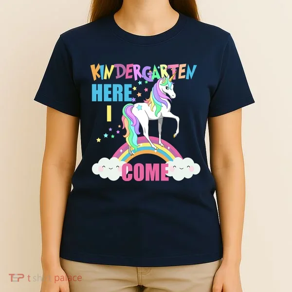 Kindergarten Here I Come Magical Unicorn T-Shirt