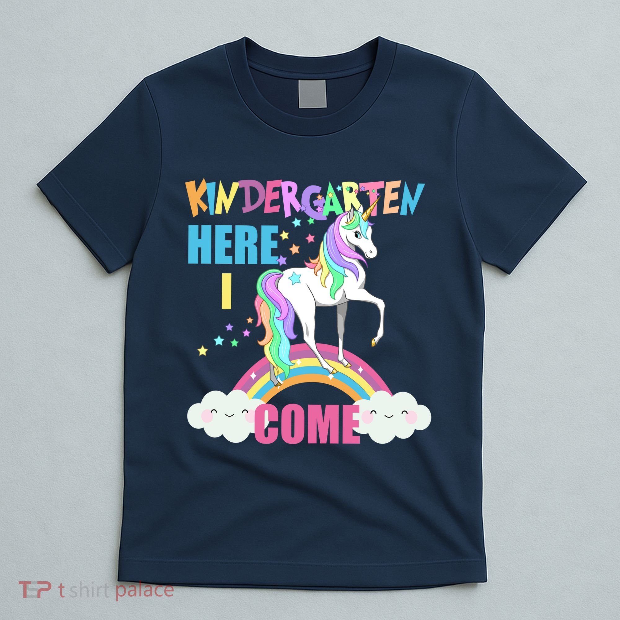 Kindergarten Here I Come Magical Unicorn T-Shirt