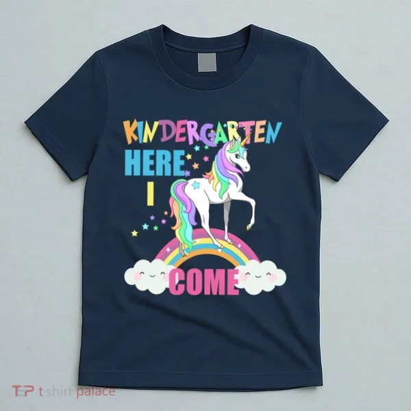 Kindergarten Here I Come Magical Unicorn T-Shirt