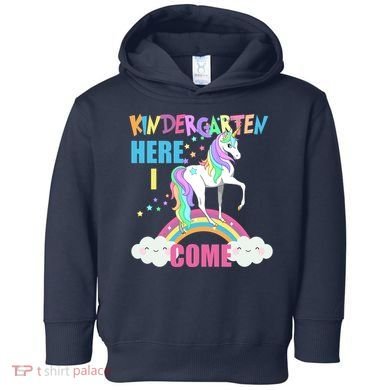 Kindergarten Here I Come Magical Unicorn Toddler Hoodie